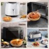 30/50Pcs Disposable Air Fryer Paper Liner Oil-proof Water-proof Paper Tray Non-Stick Baking Mat for Oven AirFryer Accessories 2