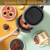 Reusable Silicone Air Fryer Mat Liner Non-Stick Steamer Pad Baking Inner Liner Cooking Mat for Kitchen Accessories Round Square 4