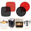 Reusable Silicone Air Fryer Mat Liner Non-Stick Steamer Pad Baking Inner Liner Cooking Mat for Kitchen Accessories Round Square 2