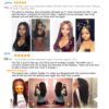 Transparent 13x4 13x6 Lace Front Human Hair Wigs Brazilian 360 Straight Lace Frontal For Women PrePlucked 4x4 5x5 Closure Wig 5