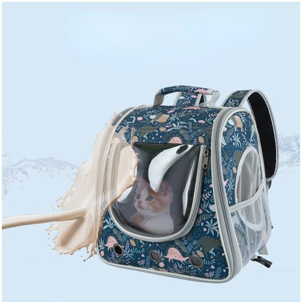 Pet Suitcase Stroller Cat Carrier Bag Breathable Cats Backpack Portable Carrying For Dogs Large Space Trolley Travel Bag 4