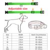 LED Glowing Dog Collar Adjustable Flashing Rechargea Luminous Collar Night Anti-Lost Dog Light HarnessFor Small Dog Pet Products 6
