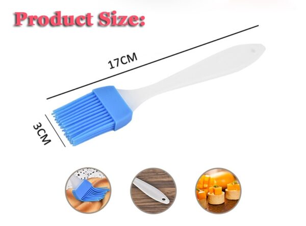 1pcs Silicone Oil Brush Baking Bakeware Bread Cook Brushes Pastry Oil Non-stick Outdoor BBQ Basting Brushes Tool Kitchen Gadgets 4