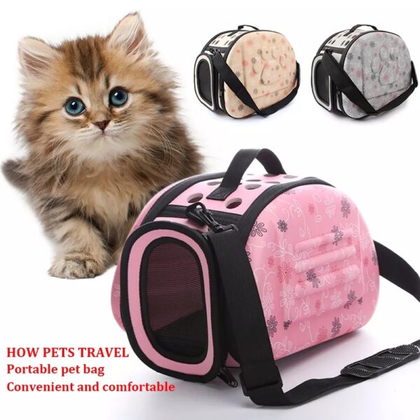 cat transport bag Portable cat Carrier Bag Carrier for cats Pet Travel Bag For rabbit carrier gato transport 5